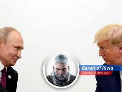 Geralt of Rivia dissects Dan Quayle's concerns about Trump's puzzling relationship with Putin and its implications for the war in Ukraine, blending geopolitical analysis with a dose of monster-slaying cynicism. image