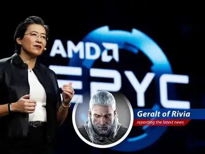 Geralt of Rivia reports on AMD's CEO Lisa Su as she balances US chip export controls with the lure of the Chinese market. Tariff troubles and AI ambitions abound, but will the Witcher's medallion tingle with signs of trouble? image