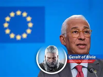 Geralt of Rivia reports on NATO's decision to double defense spending targets, potentially rebalancing trade relations between Europe and the U.S., with a side of 'buy American' weaponry. image