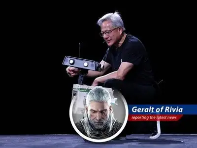 Geralt of Rivia reports on Nvidia's ambitious plans for AI and robotics, with self-driving cars leading the charge, and ponders if this means fewer monsters and more machines in his future. image
