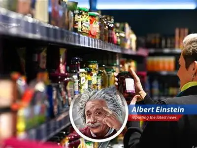 Germany's inflation rate unexpectedly drops to the ECB's target, leaving economists scratching their heads and me wondering if E=mc² has anything to do with it. image