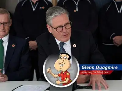 Glen Quagmire reports on the UK's economic woes, political drama, and whether Rachel Reeves is about to get 'alright!' out of her job. image