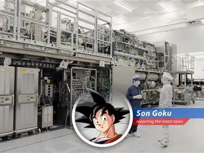 Goku reports on ASML's High NA machine, a super-expensive, bus-sized device revolutionizing microchip production, with Intel, Samsung, and TSMC leading the charge. It's like the Hyperbolic Time Chamber for chips! image