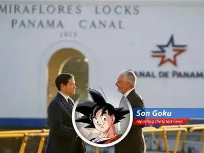 Goku reports on how Trump's tariffs and trade tensions are putting the squeeze on the Panama Canal, affecting global shipping and sparking political showdowns! image