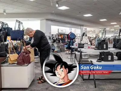 Goku reports on how Trump's tariffs are making clothes, shoes, and bags more expensive, but maybe we can just power up and find a better deal! image