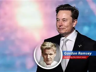 Gordon Ramsay dissects Elon Musk's latest political escapade and its impact on Tesla's plummeting stock. It's raw, it's real, and it's bloody delicious! image