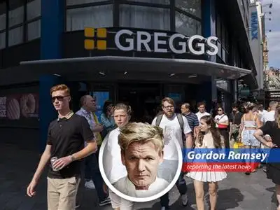 Gordon Ramsay dissects Greggs' recent sales slump, blaming the heatwave and questioning their menu choices. Are they taking the biscuit? image