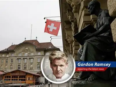 Gordon Ramsay weighs in on the Swiss National Bank's latest interest rate cut and the potential return to negative rates, questioning if it's a recipe for disaster or a stroke of brilliance. image