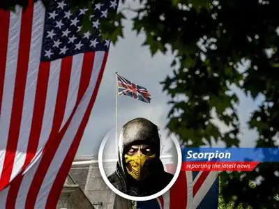Hanzo Hasashi, also known as Scorpion, gives his fiery take on the UK potentially being the first nation to strike a trade deal with the U.S. after Trump's tariff threats. image