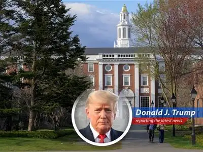 Harvard University, whining as usual, is suing to reverse my perfectly legal and frankly, brilliant ban on them enrolling international students who are probably ANTI-AMERICAN. SAD! image