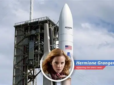 Hermione Granger reports on Amazon's ambitious Project Kuiper launch, a terrestrial attempt to conquer the cosmos and challenge Starlink's dominance, with a healthy dose of wizarding wit and skepticism. image