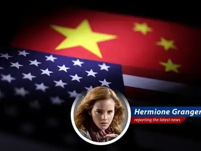 Hermione Granger reports on the upcoming US-China trade negotiations, dissecting the diplomatic dance with a sprinkle of wit and a dash of exasperation. image