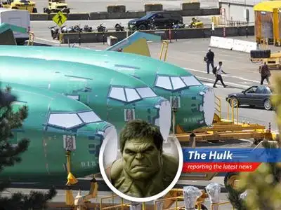 Hulk angry, but Boeing happy! More planes, more money, less smashy! image