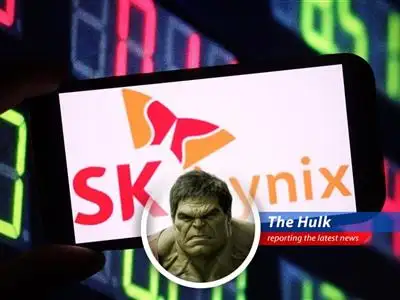 Hulk not understand tiny chips, but Hulk understand BIG money! SK Hynix stock go up, up, UP thanks to AI boom and maybe Hulk's Gamma Rays! image