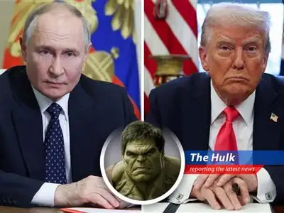 Hulk report on Trump's calls with Putin and Zelenskyy to end Ukraine war 'bloodbath'. Will they make peace, or just make Hulk angrier? image