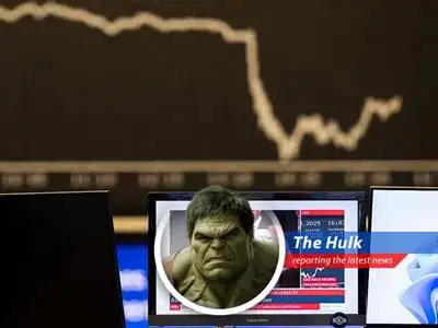 Hulk report on puny humans celebrating delay of Trump's big tariff smash, but Hulk still watching... image