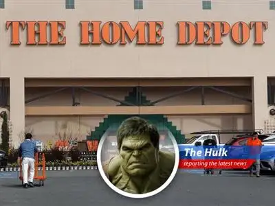 Hulk reports on Home Depot's Memorial Day sales event, where they try to lure puny humans with shiny rocks and green things. Hulk not fall for such tricks! Or... maybe Hulk get new grill... image