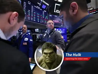 Hulk reports on economist's warning of a potential 2025 recession due to ongoing high tariffs, especially impacting small businesses. Hulk not like tariffs! image
