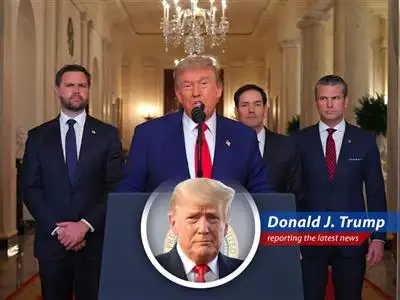 I, Donald J. Trump, am here to tell you the truth about Iran. We hit them hard, folks. Really, really hard. It was beautiful. The best.  image