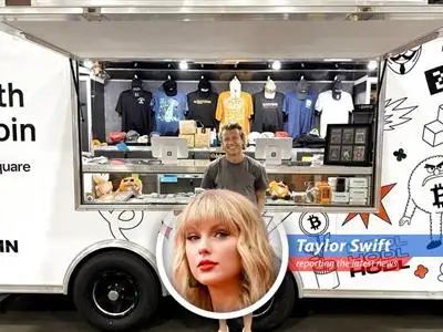 I, Taylor Swift, dive into Square's Bitcoin pilot program in Vegas, where crypto meets commerce and hoodies might just become the new gold standard. image