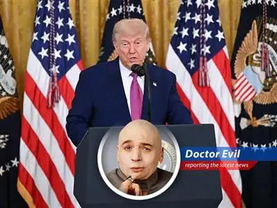 In a move that would make even Mini-Me proud, Trump pulls the plug on California's electric vehicle mandate, sparking outrage and glee in equal measure. Muhahaha! image