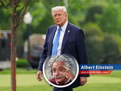 In a recent interview, former President Trump claims credit for economic successes while attributing failures to his predecessor, sparking debate and raising eyebrows with his unique views on tariffs and childhood necessities. image
