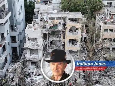 Indiana Jones reports on the escalating conflict between Iran and Israel, where evacuation orders are flying faster than a poisoned dart and the stakes are higher than the Ark of the Covenant. image