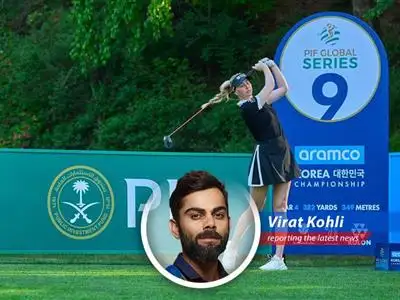 India's Cricket Icon, Virat Kohli, discusses Saudi Arabia's increasing investment in women's golf through the PIF Global Series, praising the move while acknowledging the complexities surrounding Saudi Arabia's sports investments. image