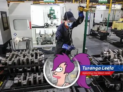 Industrial profits in China defy expectations, rising despite hefty US tariffs, leaving Leela wondering if Zapp Brannigan is in charge of trade policy. image