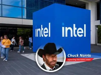 Intel's Q1 beats estimates but disappointing guidance and expense cuts trigger stock drop. Chuck Norris weighs in. image