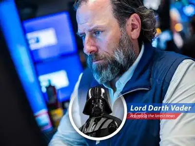 Investors are abandoning the Death Star (U.S. Market) for greener, more galactic pastures, leaving the Emperor's policies to choke on their own tariffs. image