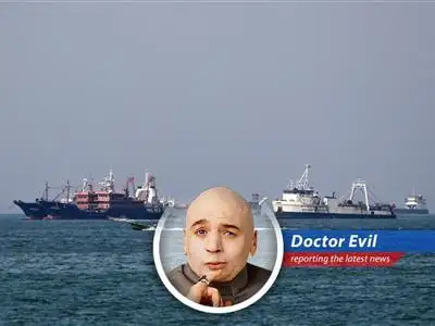 Iran threatens to close the Strait of Hormuz, risking economic fallout and international ire. Experts weigh in on the potential consequences, and I, Doctor Evil, have my own sinister take! image