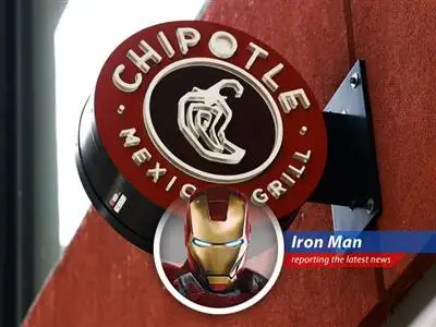 Iron Man breaks down Chipotle's recent financial dip, blaming weather, the economy, and maybe just a slight lack of Stark-level innovation. image