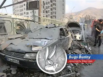 Israel and Iran are duking it out like Yosemite Sam and me, only with more explosions and less Elmer Fudd. Buckle up, folks, it's gonna be a bumpy ride! image