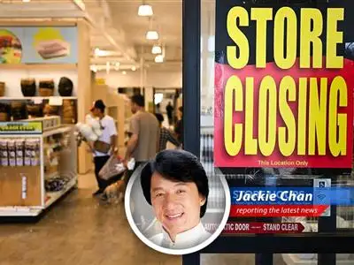 Jackie Chan analyzes the Federal Reserve's report indicating a slight economic contraction in the U.S., attributing it to tariff-related uncertainties and business hesitancy. It's like trying to do a stunt without a safety net – risky! image