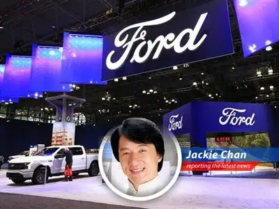 Jackie Chan delivers his signature blend of humor and wisdom as Ford navigates Trump's tariffs, supply chain disruptions, and the ever-evolving automotive landscape. image