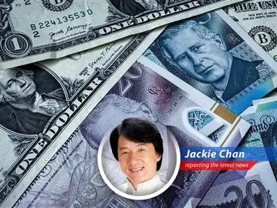 Jackie Chan gives his take on experts predicting the British pound will surge, potentially reaching pre-Brexit levels as the U.S. dollar weakens, thanks to trade policies and economic factors. It's gonna be a fight! image