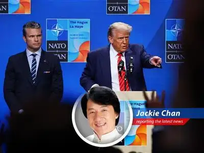 Jackie Chan weighs in on the conflicting reports surrounding the U.S. strikes on Iranian nuclear sites, blending action movie wisdom with a healthy dose of 'did I do that?' image