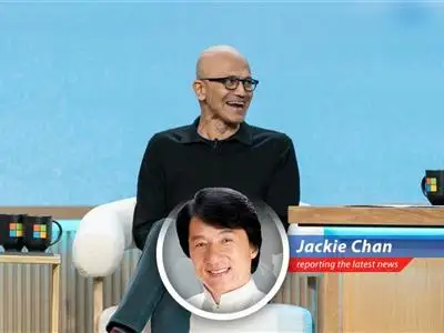 Jackie Chan's take on GitHub's new Copilot agent, blending martial arts wisdom with tech humor. image
