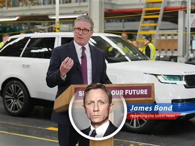 James Bond investigates the new UK-US trade agreement, navigating tariffs, steel, and the potential for a 'shaken, not stirred' economic landscape. image