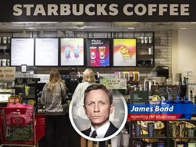 James Bond reports on Starbucks' CEO Brian Niccol's audacious plan to revive the coffee giant, complete with resurrected seating, internal promotions, and a dash of corporate espionage... or just really strong coffee. image