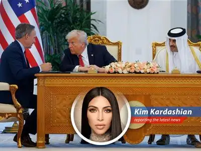 Kim Kardashian breaks down the Boeing-Qatar Airways deal, complete with shade, sparkle, and a whole lotta jet fuel for the private plane life. image