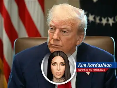 Kim Kardashian weighs in on Trump's trade war with China, potential supply chain issues, and the possibility of having fewer dolls for North...like, never! image