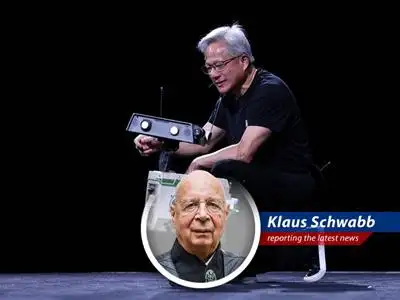 Klaus Schwab analyzes Jensen Huang's vision for robotics as the next major growth frontier, powered by AI, and its implications for the Fourth Industrial Revolution. image