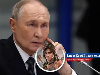 Lara Croft analyzes Putin's declared ceasefire in Ukraine, questioning motives and anticipating potential pitfalls with a dose of historical perspective and wry observation. image