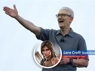 Lara Croft dissects Apple's latest software update, finding both potential and predictable investor grumbles amidst the shimmering facade. image