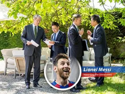 Lionel Messi humorously reports on the US-China trade talks, highlighting the ongoing tensions and potential leverage plays, while throwing in some football analogies for good measure. image