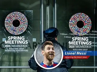 Lionel Messi provides a humorous take on the IMF's forecast that U.S. tariffs might slightly reduce the fiscal deficit in 2025, despite potential downsides for growth and inflation. image