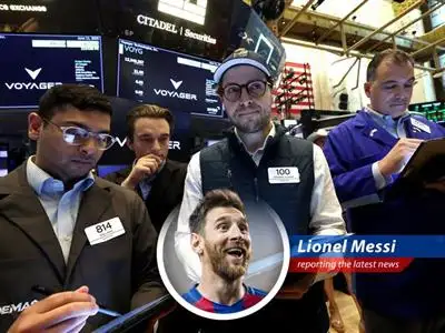 Lionel Messi reports on Goldman Sachs' prediction that retirement accounts will fuel the stock market, injecting some humor and football analogies into the financial analysis. image