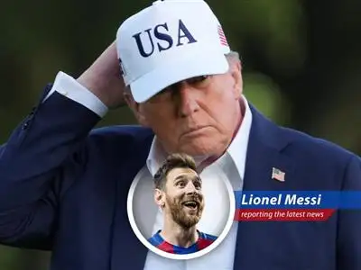 Lionel Messi reports on the US imposing 25% tariffs on Japan and South Korea, effective August 1st, with a touch of football flair. image